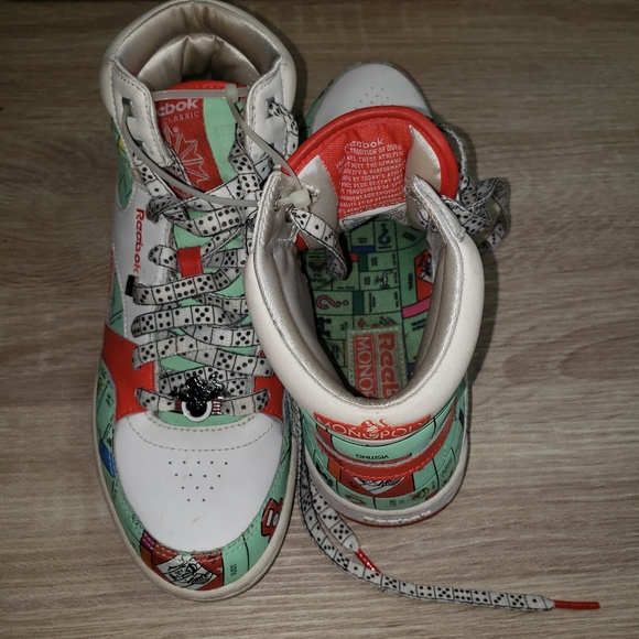 reebok monopoly shoes